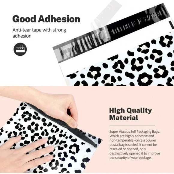 100 Pack Poly Mailers 10x13, Cute Packaging Envelope Mailers Polymailers Package - Picture 3 of 6